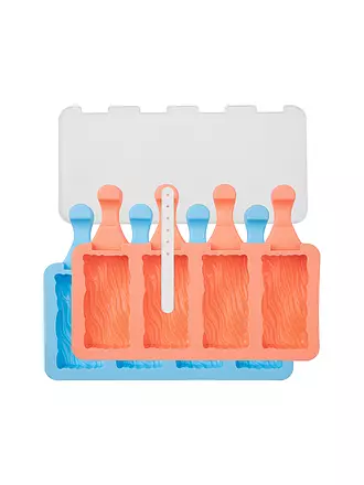 LURCH | Juego de 2 moldes para helado POPSICLE ICEFORM TRIANGLE Aquamarine Peach | bunt